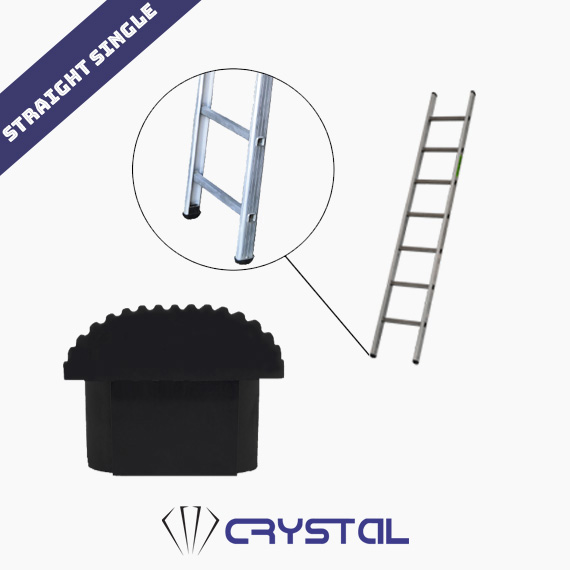 Straight-Grip | Straight Single Rubber Ladder Feet